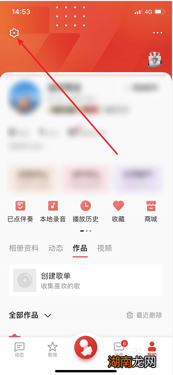 全民K歌怎么设置不显示我的手机型号