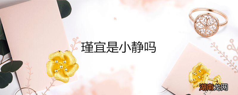 瑾宜是小静吗